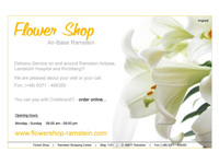 Homepage Flowershop